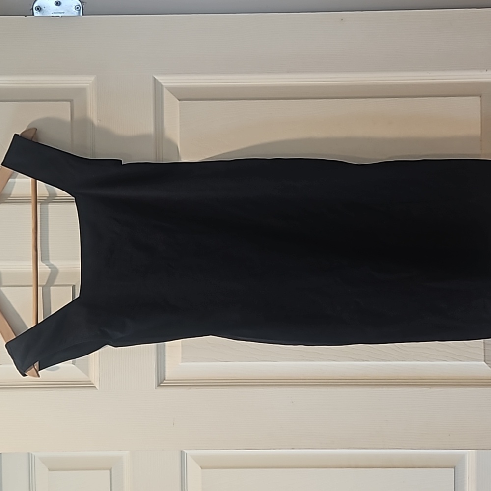 Free People  Intimately,NWOT,Black Square Neck Sleeveless Mini Slips Siz…